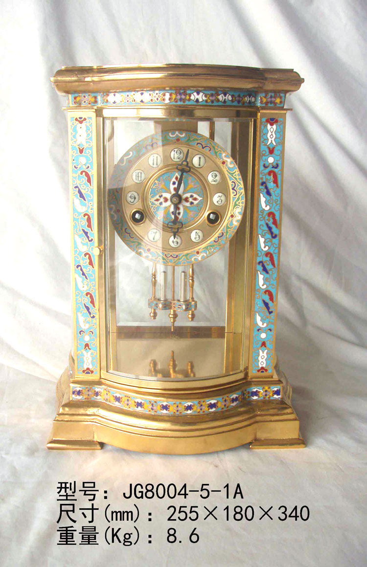 昱轩钟表  欧式纯铜座钟 机械座钟 彷古座钟 珐琅钟,家居饰品,座钟,淘宝优惠券,粉丝福利购,淘宝优惠卷