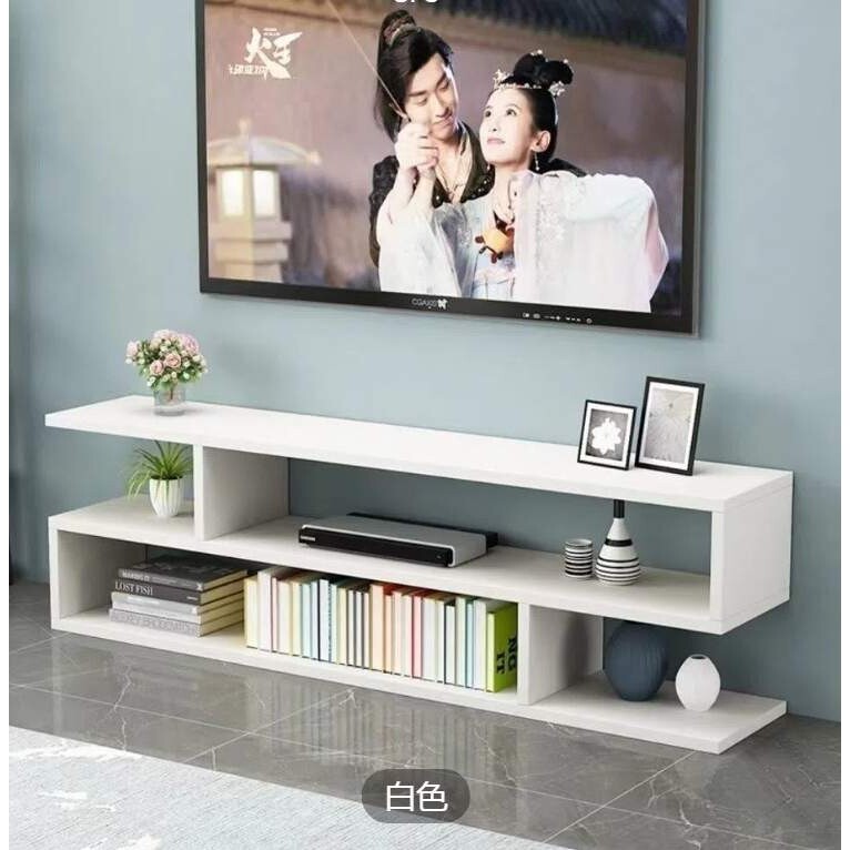 7T简易电视柜小户型旅馆架子落地款路由器置物架出租屋电视柜省空