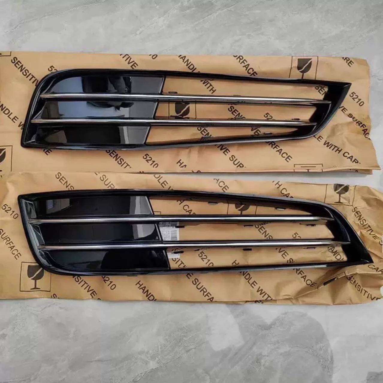 厂家直销适用10-14Audi奥迪A8雾灯框D4A8L前保险杠雾灯通风格栅