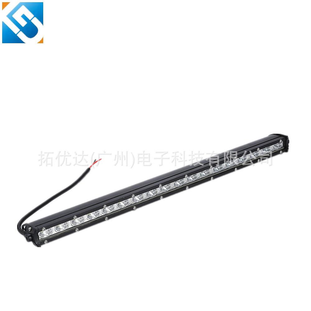 汽车LED长条灯18LED54W19inch小单排长条灯工作灯检修灯新款