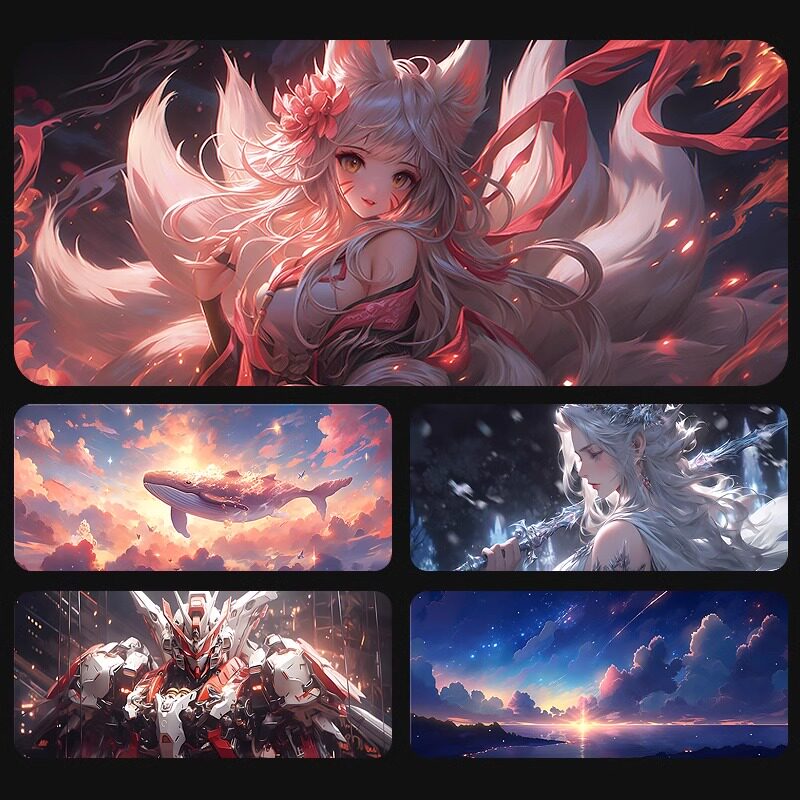 【九尾狐妖】超大号鼠标垫