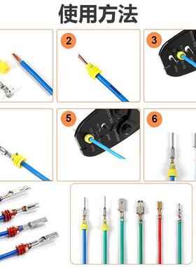 820个1-3.5mm汽车接插件插头防水防尘连接器端子带橡胶防水塞堵头