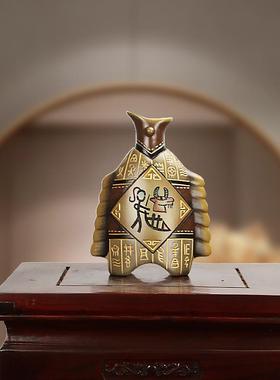 云南特色民族风陶瓷创意摆件工艺品家居玄关电视酒柜架装饰小礼物