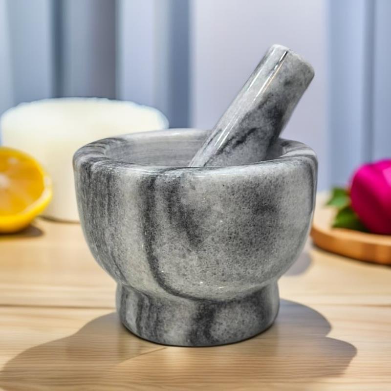 石旧石臼家用大蒜臼杵药用臼天然大蒜捣碎机压榨大蒜罐食品补充研