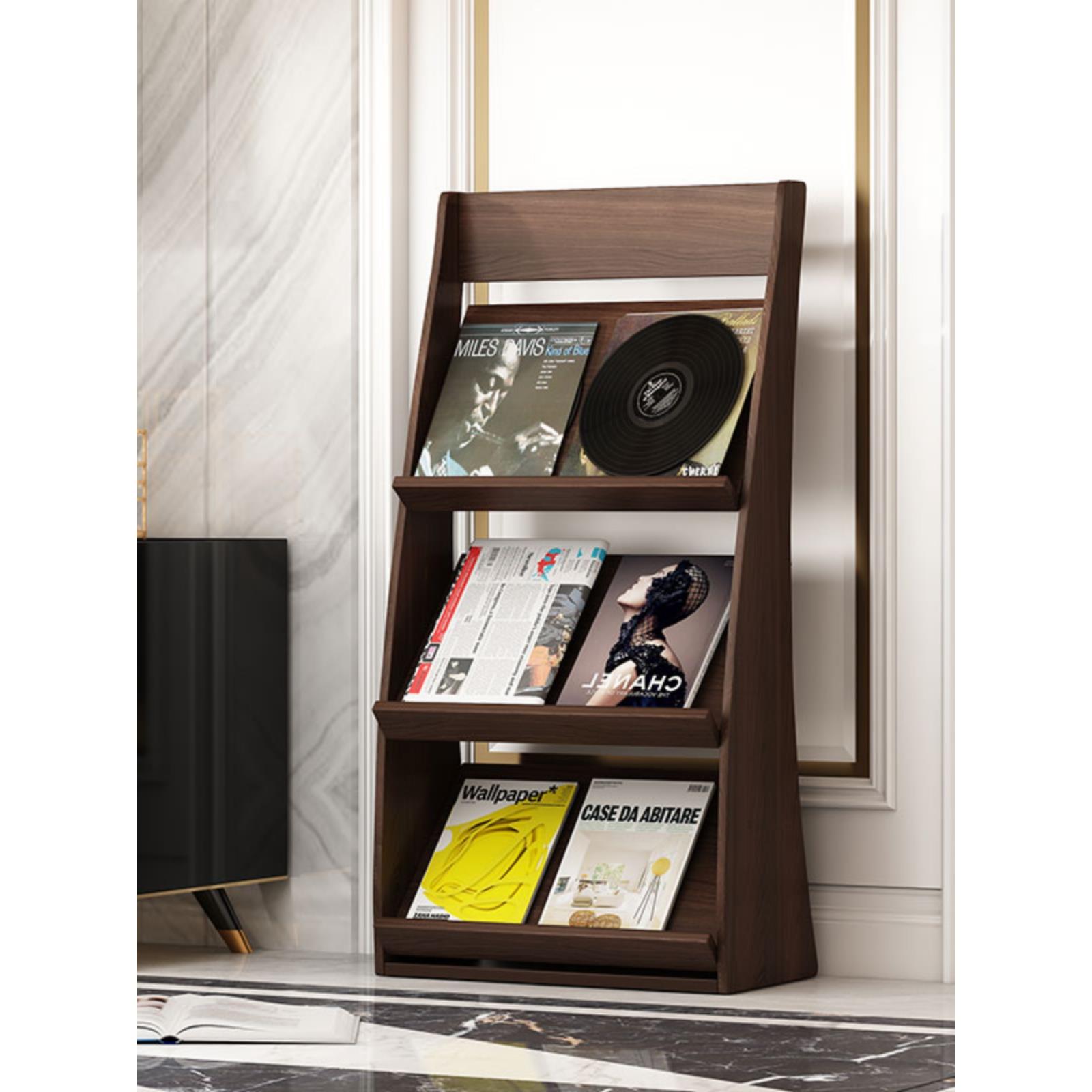 杂志收纳架落地资料架立式宣传单页展示架折页期刊架书报置物架