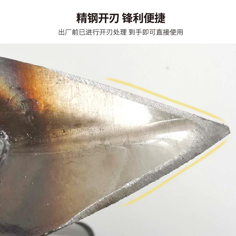 适用人工松土翻土神器二三四齿平地耙子农用全钢除草种菜锄头翻地