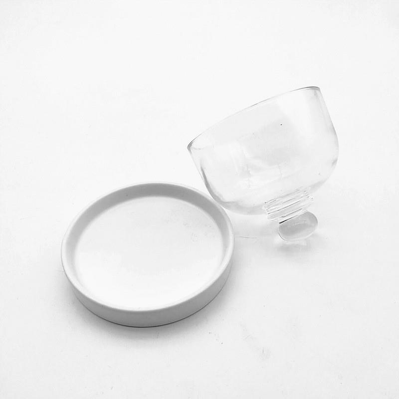 适配修表工具 玻璃防尘罩 机芯保护罩 手表维修清洁 陶瓷底座