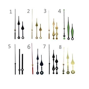 适配常规diy钟表机芯指针金属钟针挂钟指针钟表配件镂空时针分针