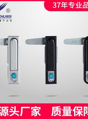 适配配电柜锁MS480-2黑色平面锁配电箱锁开关柜门锁厂家直发