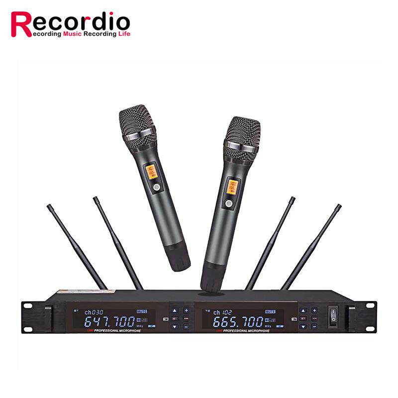 适配AK2800 四天线无线麦克风调频U段一拖二舞台ktv手持动圈芯片