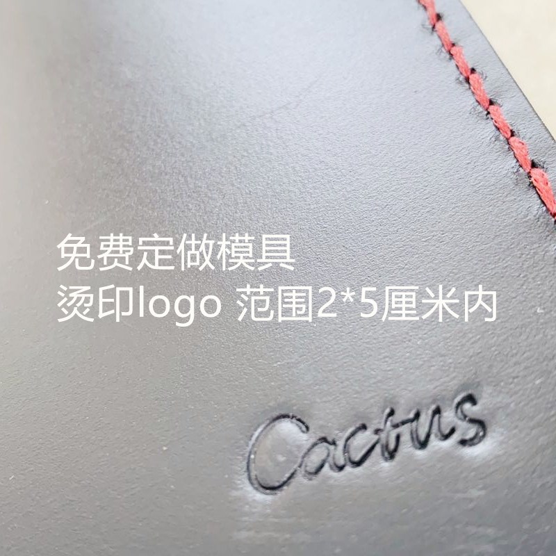 A5真皮a定页记事本会议记录工作笔记本头层牛皮手工缝真皮料日记