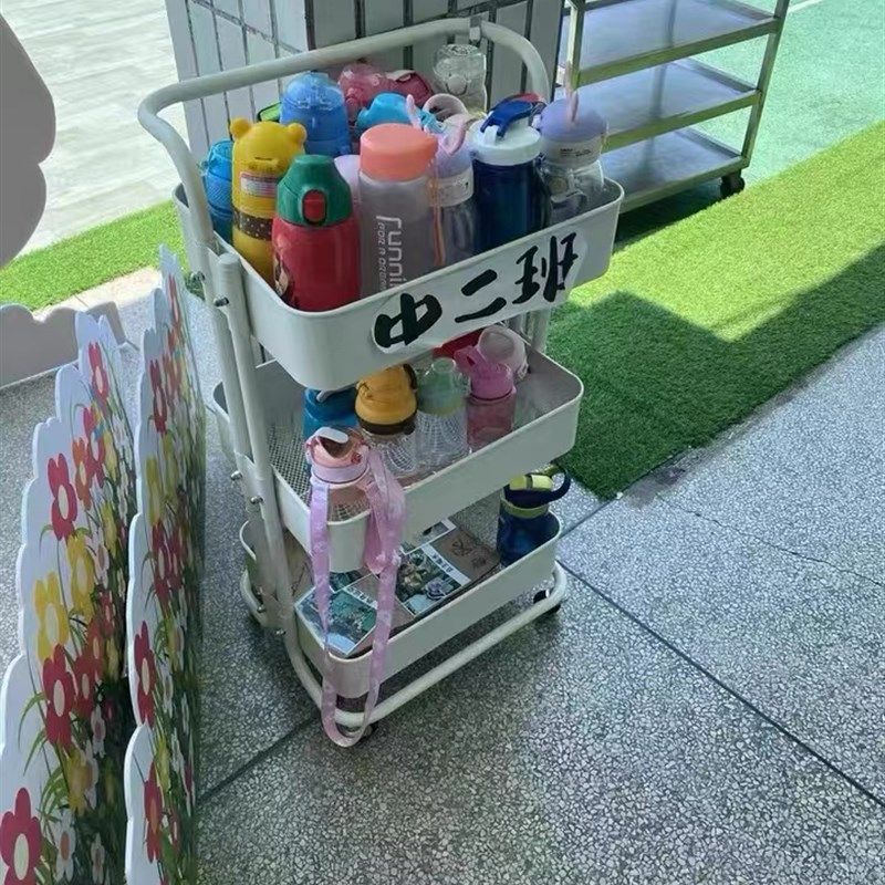 落地多层可移动零食收纳架卧室婴儿E用品小推车美容院幼儿园水杯,收纳整理,整理架/置物架/收纳架,淘宝优惠券,粉丝福利购,淘宝优惠卷