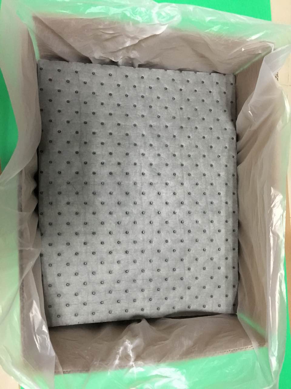 化学品吸附棉灰色万用o型吸液棉危险液体专用棉吸油棉 吸酸棉 包