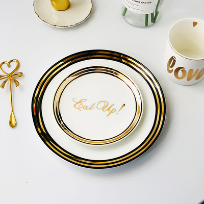 轻奢高级感颜值字母马克杯带盖勺inGs风陶瓷咖啡水杯子一对情侣款