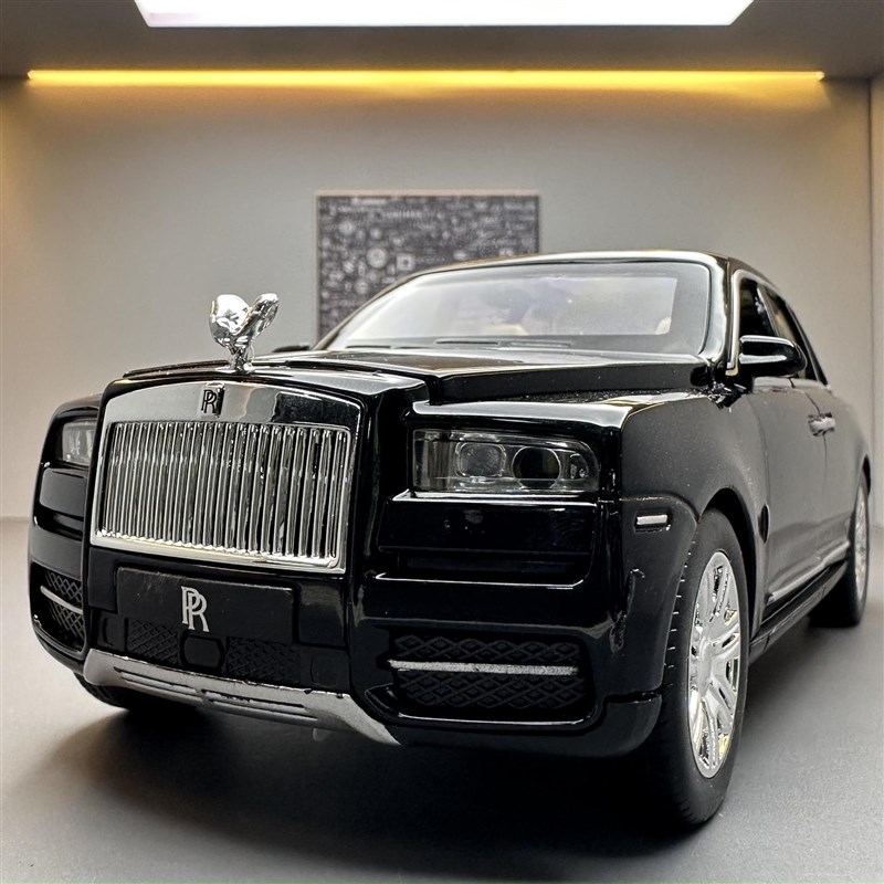 办公室客厅装饰品桌面摆件仿真劳C斯莱斯合金车模型酒柜玄关柜摆