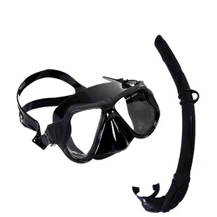 R备浮潜二宝套装 呼吸管游泳眼镜装 半干式 专业潜水镜硅胶面罩湿式