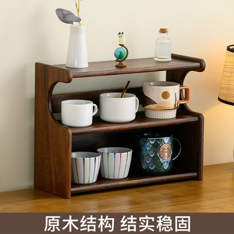 实木杯架桌面收纳置物架多层水z杯整理架茶杯马克杯咖啡杯展示柜,家庭/个人清洁工具,杯架,淘宝优惠券,粉丝福利购,淘宝优惠卷
