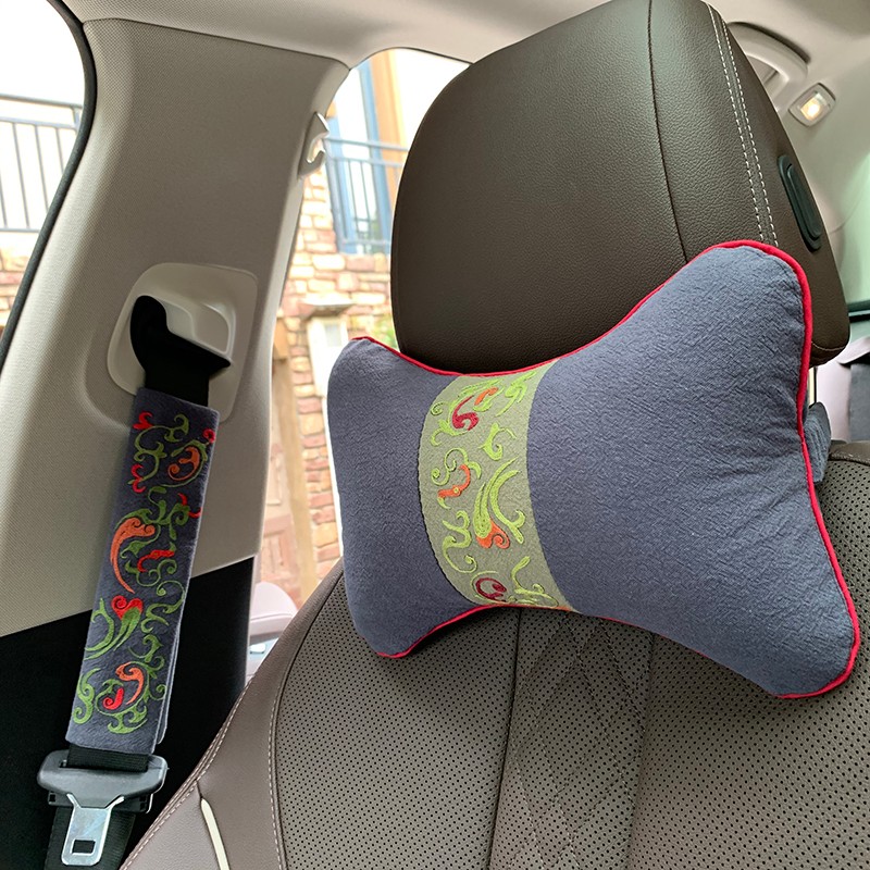 汉代信期绣汽车用品手工DIuY中国风传统刺绣材料包创意自绣花套件