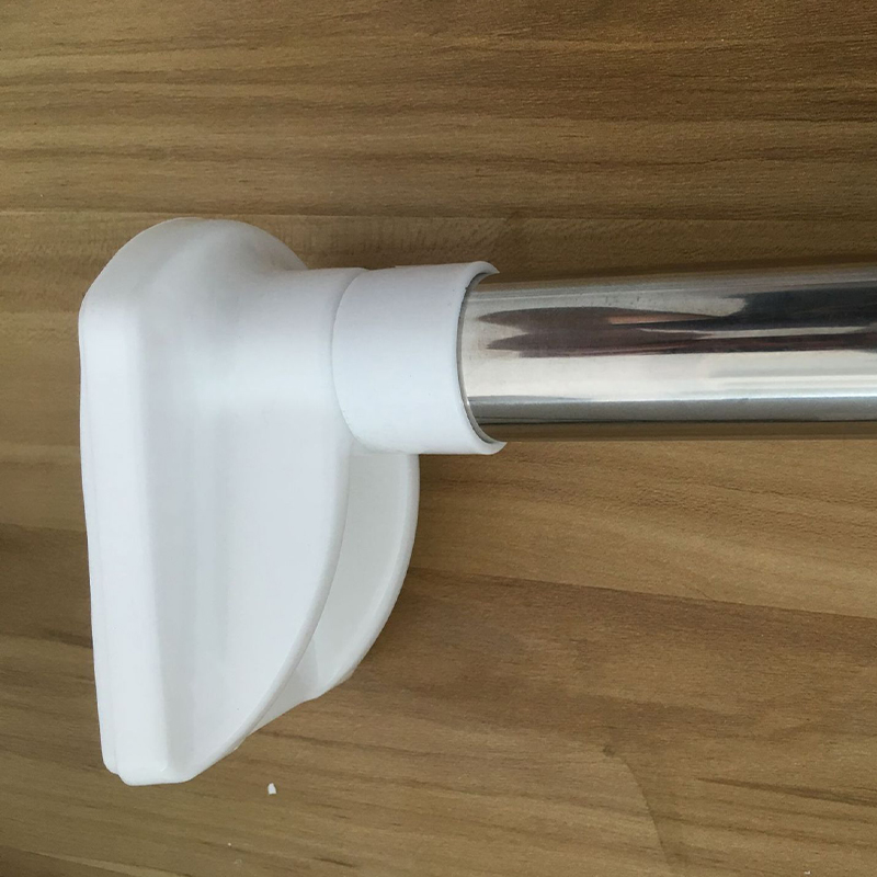 伸缩杆免打孔窗帘杆子挂衣晾衣杆浴室卫HJ生间架浴帘杆卧室阳台撑