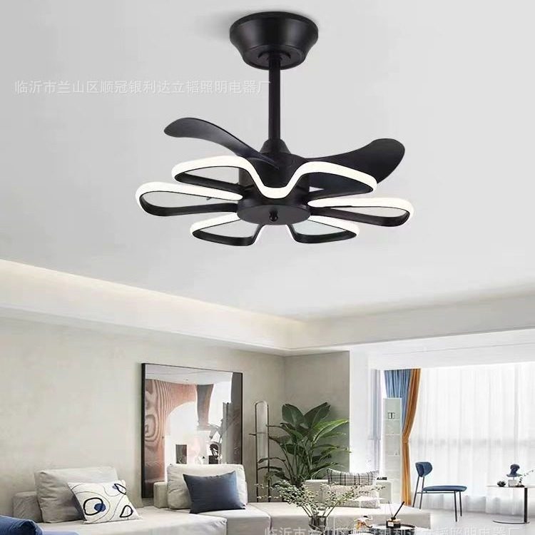 2025新款简约主卧室餐厅风扇灯吸顶网红客厅吊扇灯具现代轻奢现代