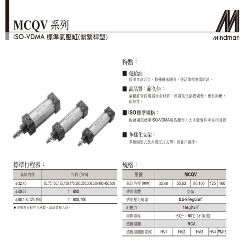 供应台湾金器 气缸 MCQV2-11-40-700M-LB+RCA(2M)*HV1*2 XA01