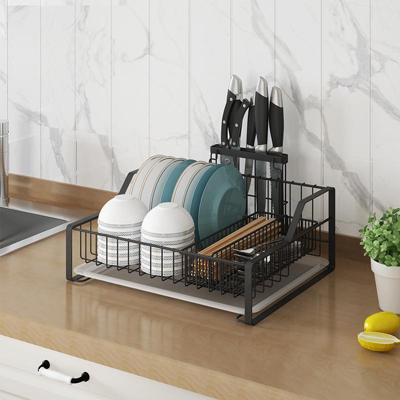 304不锈钢碗架 台面沥水碗盘架 厨房置物架收纳用品晾放碗碟架子