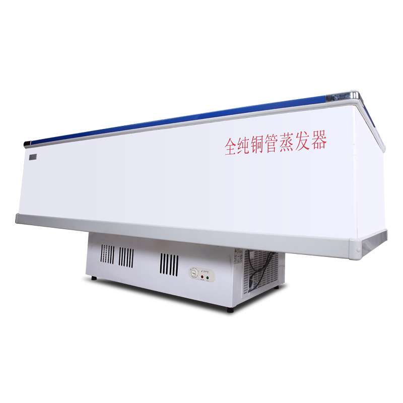 达克斯WD-830D商用卧式岛柜全铜管玻璃门展示柜麻辣烫烧烤保鲜柜