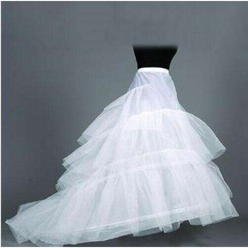 直供婚纱礼服搭配蓬蓬裙拖尾网纱裙撑衬裙纱质拖尾撑裙有骨裙撑