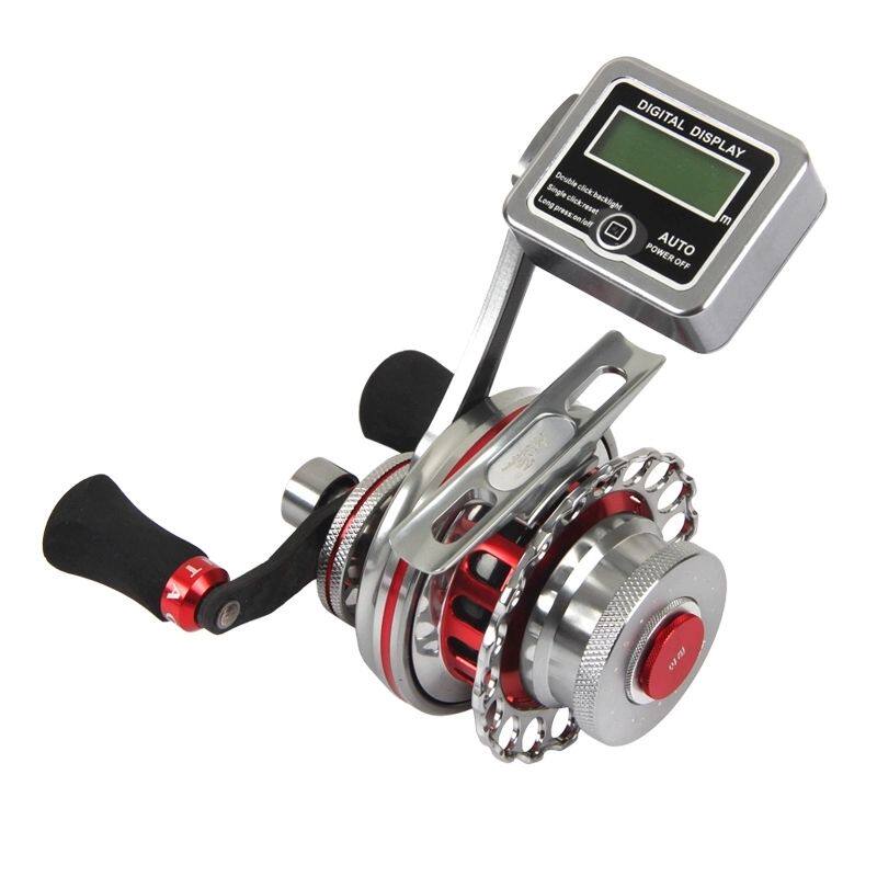 桃源数显筏钓轮HSX65数显筏钓轮一键缓降带泄力全金属微铅筏钓轮