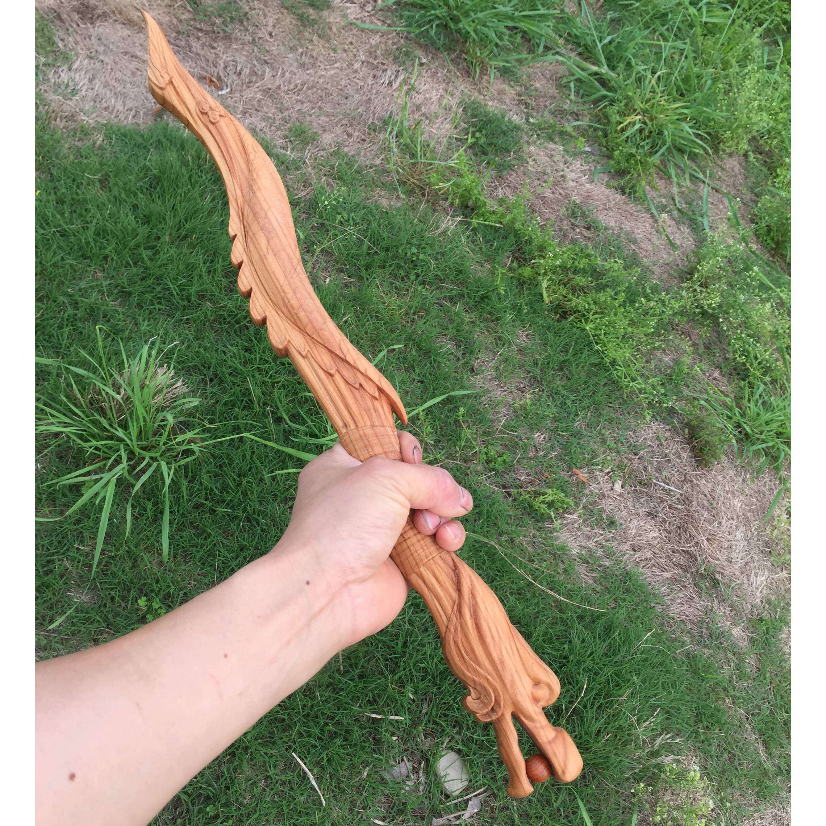 勇者木剑神荼周边东阳木雕桃木剑动漫大兵器木质冒险惊蛰刀剑