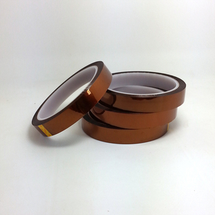 茶色高温胶带金手指聚酰亚胺薄膜PI耐高温绝缘纸电池包扎热转印50