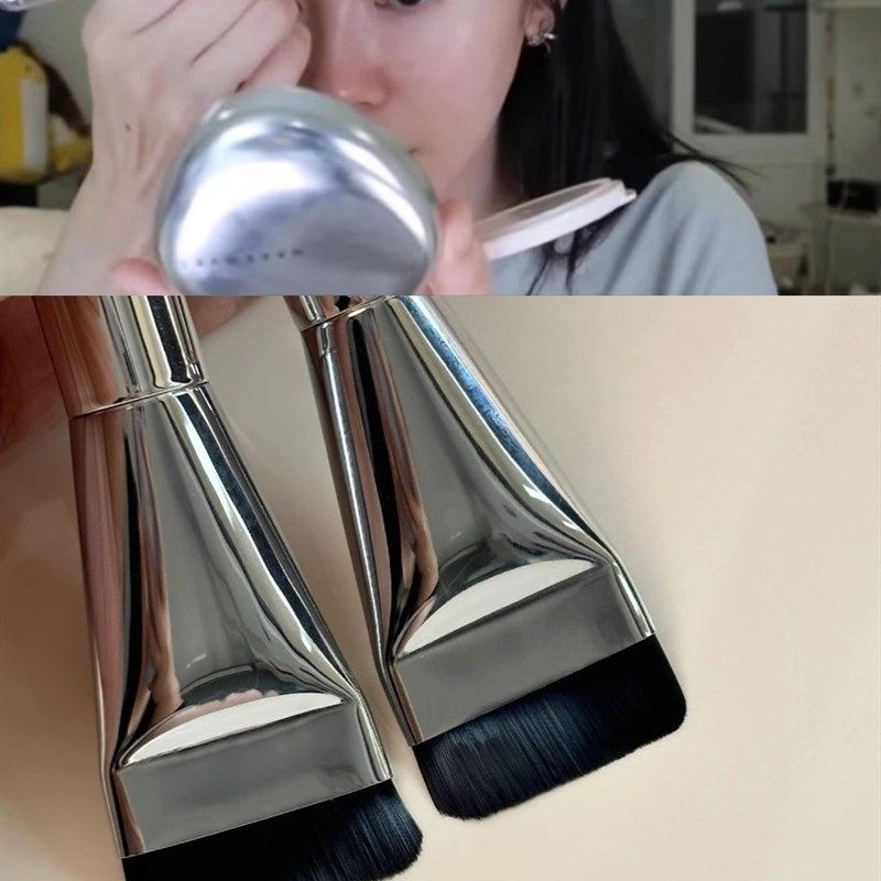 像刀片一样薄的粉底刷来了 wakemake平替粉底刷一字型扁头不吃粉