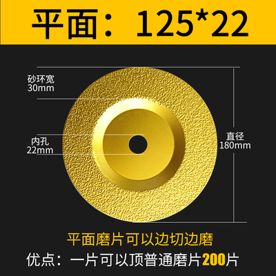打磨片铸铁大理石不锈钢抛光轮角磨机百叶轮金属砂轮片合金磨光片
