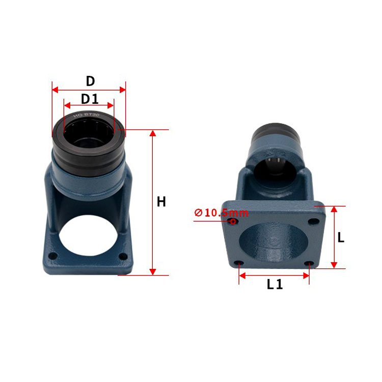 轴承锁刀座数控铣床加工中心刀柄锁刀架HSK32/63A ISO20/25卸刀座