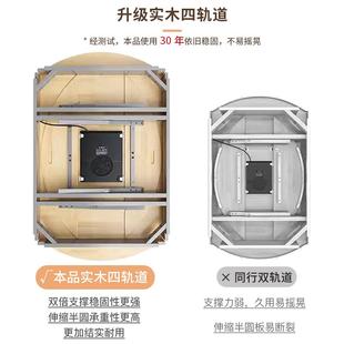岩板餐桌椅组合现代简约家用小户型轻奢实木吃饭桌子 蓝色理想新款