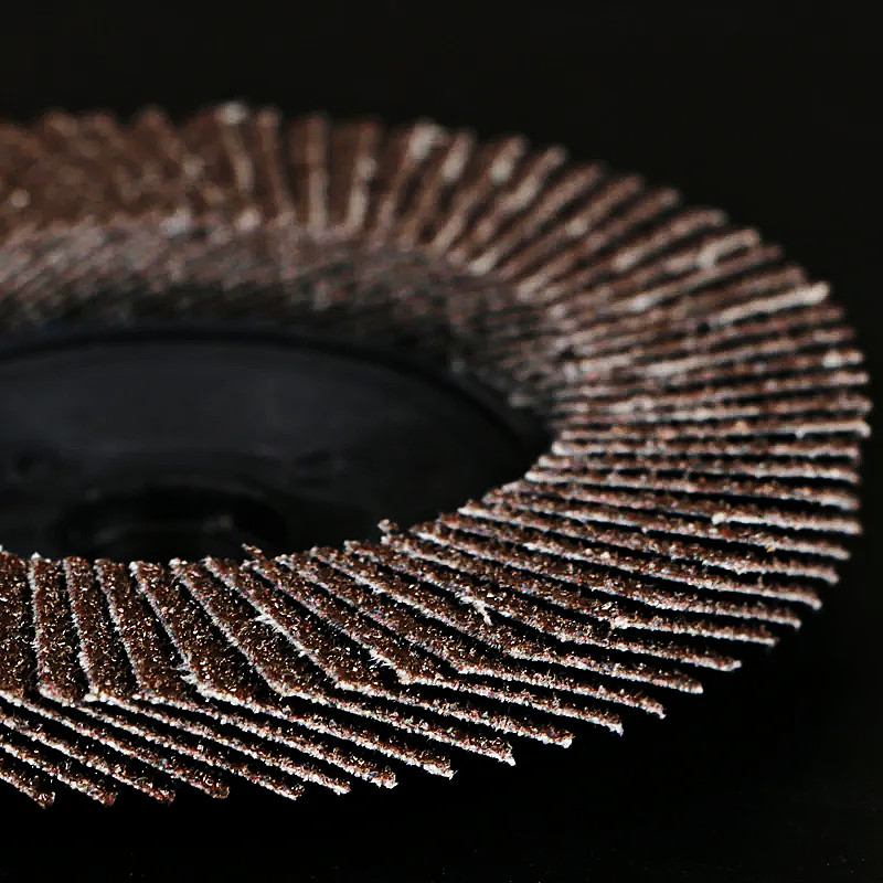 100 角磨机磨光片平面百叶片百页轮砂布轮抛光片金属木材石不锈钢