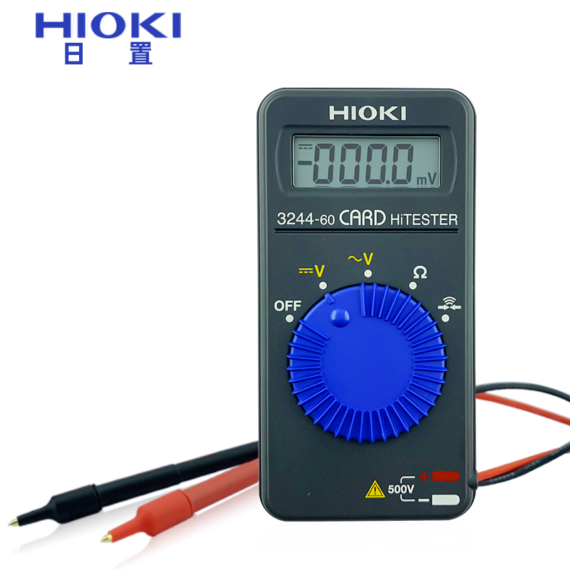 HIOKI日置3244-60卡片式数字万用表小型便携式袖Y珍迷你多用表