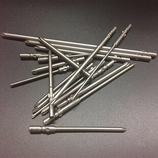 裕兴802电批头6C电动螺丝刀批咀加长80/100/120/150/200mm十字批