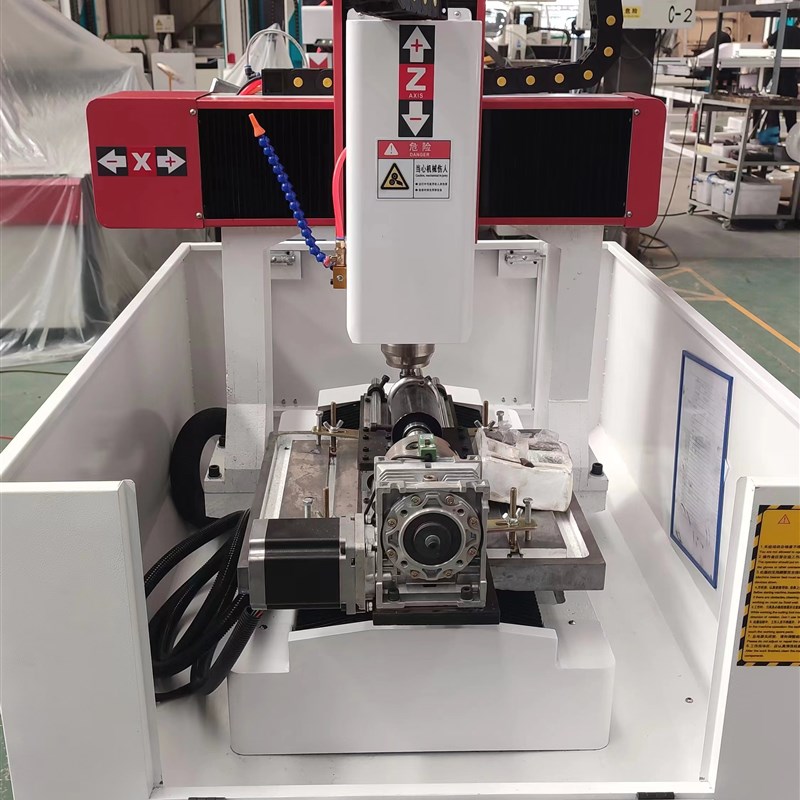 6090小型数控雕刻机平面立体三维精雕公墓刻字浮雕金属模具工艺品