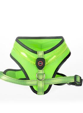 宠物品LE网D发FH01光狗胸用带充电布发光狗背背带厂家直供