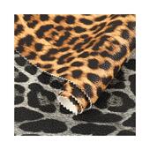 豹纹PU皮革面料0.m821动物m纹人造PU革鞋 包材家纺箱手袋皮革面9料