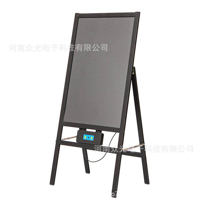 led灯光光牌摆摊黑板荧板广告板闪发光莹彩色展示小牌店铺用