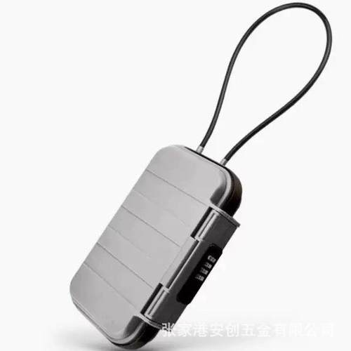 沙滩密码盒便携式可移动户外手提迷你贵重物品储物箱保险箱