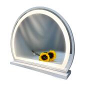 化妆镜镜led带灯梳妆形43197台式 桌面方补光镜子多功梳妆台厂家能