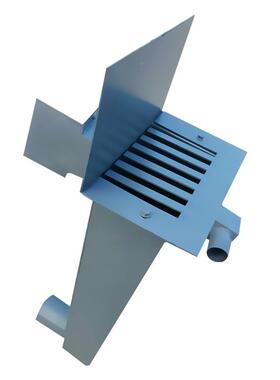 钢侧排雨水斗制DN100侧雨排水斗天沟09S3雨02水斗钢制87型雨水斗