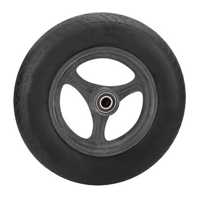 大进00-8铸钢实橡心轮14寸高承3重载重大进(五胶超重型斗车老虎轮