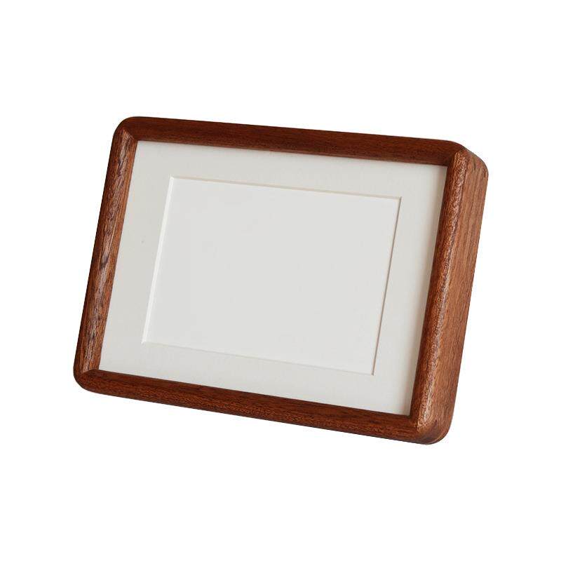 实021木榫卯相框照6810寸A4A樱念结婚相片桃榉木橡7木摆纪台新中