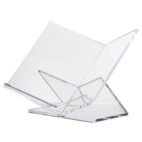 现V型亚克力透明书架极简创意杂志架摆件样板房处书房软装饰品