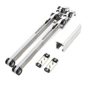 移门双向缓门冲吊轮推重拉门道液压滑轮型静音轨阻尼DFL-P103移吊