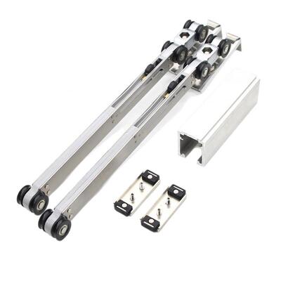 移门双向缓门冲吊轮推重拉门道液压滑轮型静音轨阻尼DFL-P103移吊